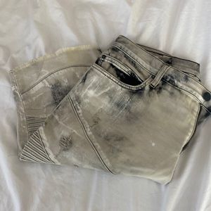 True religion geno relaxed slim distressed shorts size 36